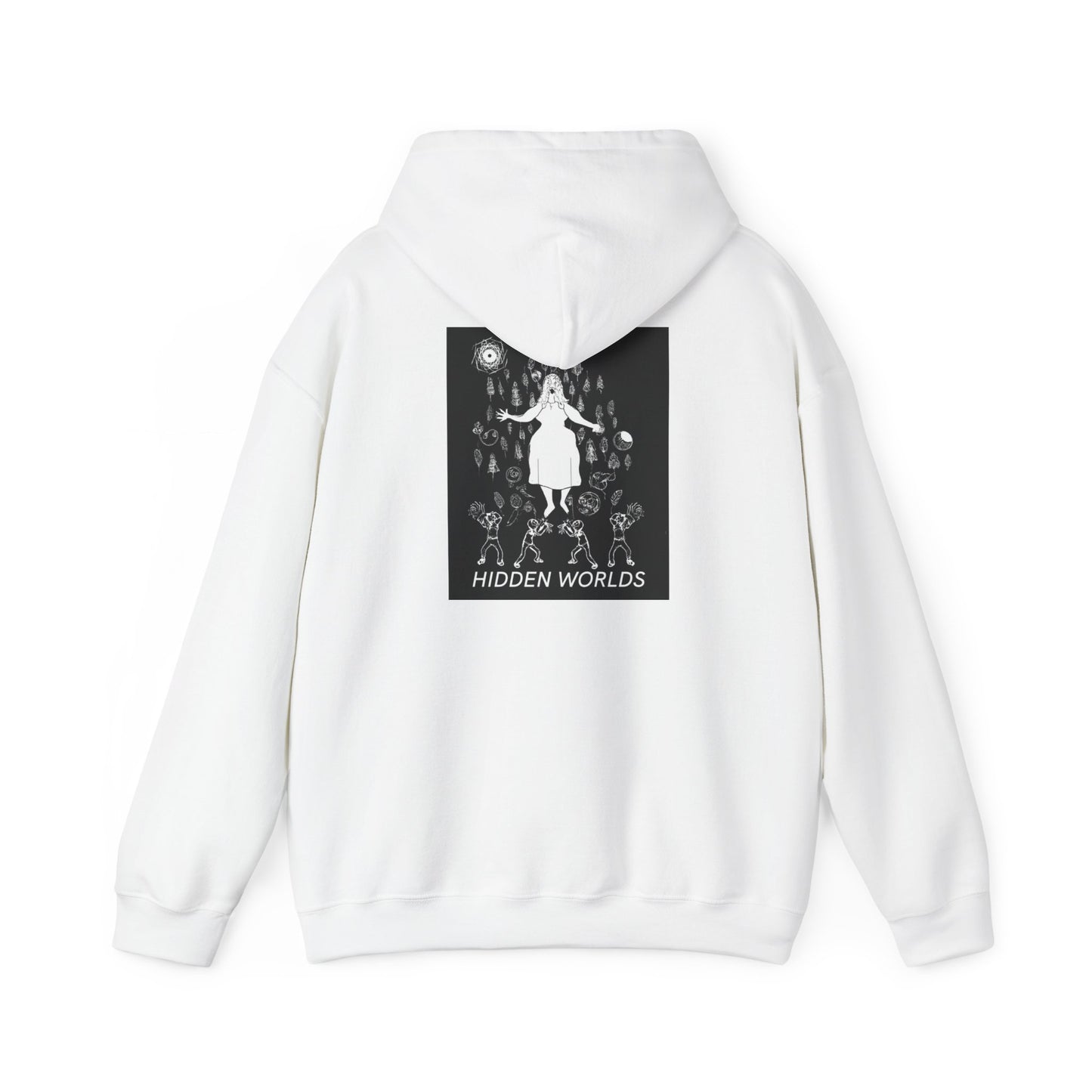 Hidden Worlds Broken Heart Hoodie — Gothic Anime Graphic Pullover