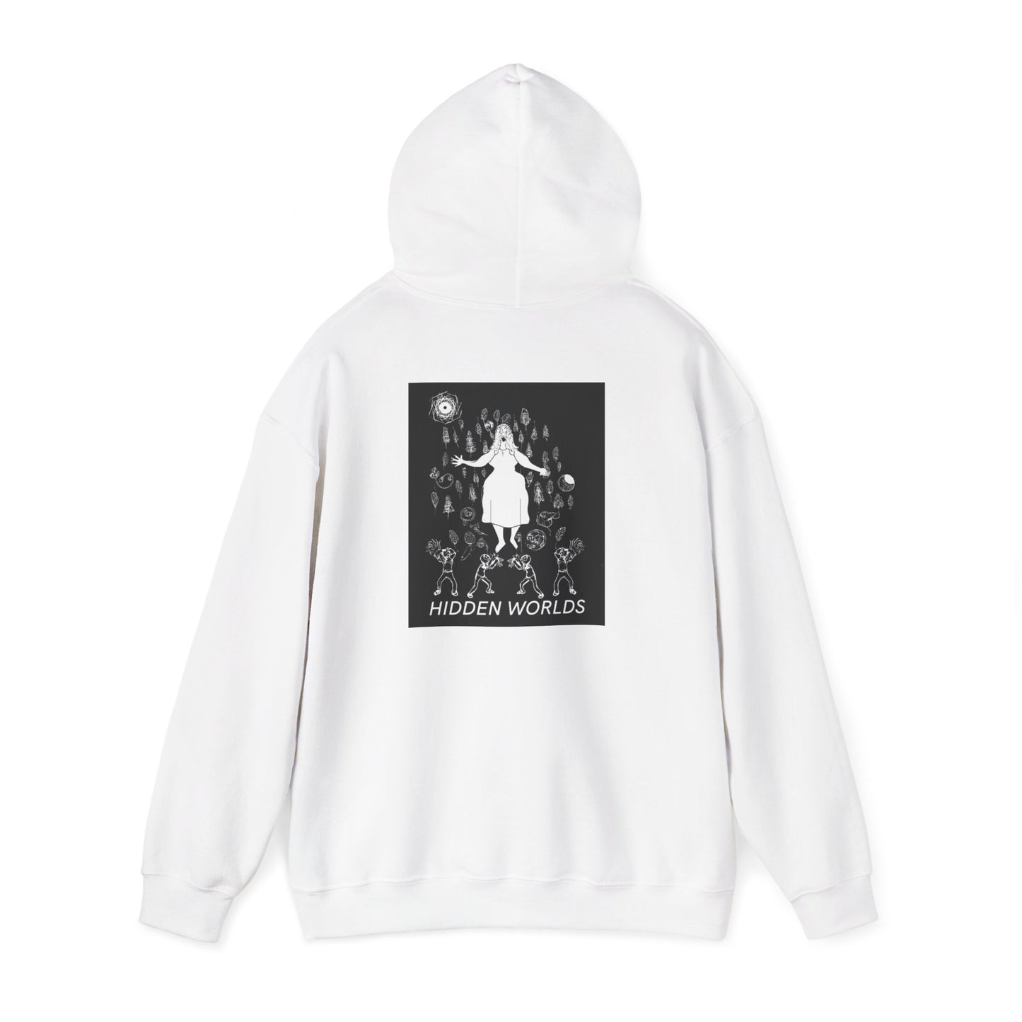 Hidden Worlds Broken Heart Hoodie — Gothic Anime Graphic Pullover
